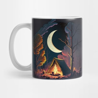 Camping Adventure in the Forest, Campfire Mug